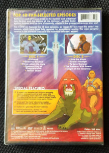 The Best of He-Man and The Masters of The Universe DVD 1983 2-Disc Set SEALED