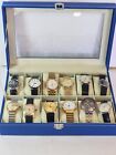 Estate Lot Of 10 Vintage Mens Watches Untested Seiko Wittnauer And More