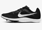 Nike Men’s 11 Zoom Rival Track & Field Distance Spikes DC8725-001 Black Silver