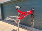 Karpiel Disco Volante Bicycle frame, Marzzochi forks and other parts/accessories