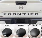 Matte Black Raised Rear Tailgate Insert Letters for 2022-2024 Nissan Frontier (For: 2023 Nissan Frontier)