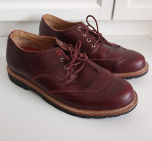 Boston Boot Co Berkeley Oxford Shoe Burgundy Oxblood Men Size 8.5