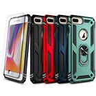 For iPhone SE 2022 Case SE3 SE 2020 Case Ring Stand Armor Cover + Tempered Glass