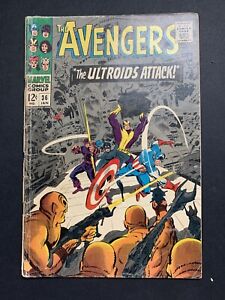 Avengers #36 1966 Marvel Ultroids Attack