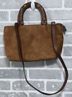 Relic RL4160JP Embroidered Handle Brown Crossbody Bag Purse Preowned
