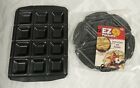 Triangle & Square Baking Pans Non-Stick Set of Two EZ Pockets
