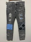 💥 NWT 💥 DIOR Patchwork Slim Fit Jeans 🔥 Style: D02-2#