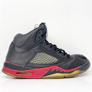 Nike Mens Air Jordan 5 136027-006 Black Basketball Shoes Sneakers Size 13
