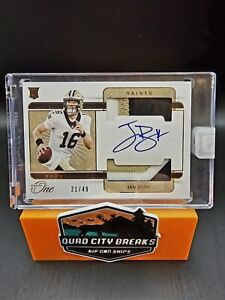 New Listing2021 Panini One Ian Book Rookie Patch Auto /49 Saints #47 Factory Sealed