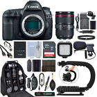 Canon EOS 5D Mark IV DSLR Camera & 24-105mm f/4L II USM Lens+ 64GB Pro Video Kit
