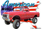 1971 Red Chevy Pickup Truck 4X4 Custom Hot Rod USA T-Shirt 71 Muscle Car Tees