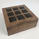 Vintage Wooden Storage Lid Crate Country Custom Chest Container trinket vtg Box