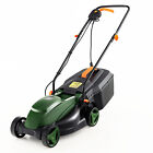 Electric Corded Lawn Mower 12-AMP Walk-Behind Push Lawnmower for Backyard