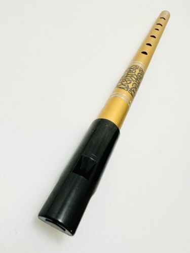 Standard high C Irish Tin Penny Whistle By Nick Metcalf Handcrafted Tunable Gold