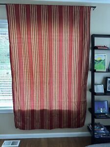 Red and gold curtains - 4 panels