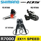 Shimano 105 R7000 2 x 11 Speed Groupset  Shifter Front&Rear Derailleur SS GS Kit