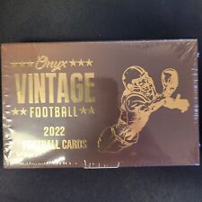 2022 Onyx Vintage Football Hobby Box 2 Autographs