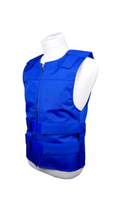 BLUE - Cordura - Bulletproof Style Motorcycle Club & Biker Vest B# 33