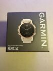 Garmin Fenix 5S Plus Sapphire GPS Watch, White w/Rose Gold Trim extra band