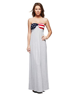 Bulk Lot Wholesale Resale Women's American Flag Patriotic July 4th Maxi Dresses