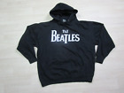 Vintage Y2K 2005 The Beatles Band Hoodie Official Merch Apple Corps (XL) Black