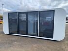 20' Outdoor Modern Prefab House Tiny House Mobile Working Office Pod Apple Cabin