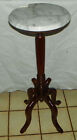 Mahogany Marble Top Plant Stand / Fern Stand  (PS181)
