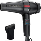Turbo Power Twin Turbo 2600 Black Hair Dryer Model 304A and  Hot Blow Attachment