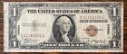 1935 A One Dollar Bill $1 Silver Certificate HAWAII Note Brown Seal #75237
