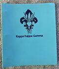 1972 Kappa Kappa Gamma Fraternity Handbook For Pledges-3 Ring Binder