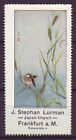 s8253/ Germany Lürman Poster Stamp Label # Japan Bird Art Painting