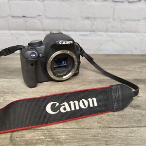 *CANON EOS 500D & Genuine Strap* 15.1MP Digital SLR Camera Body *NEW BATTERY*