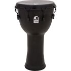 Toca Mechanically Tuned Djembe with Extended Rim 10 in. Black Mamba