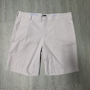 Adidas Shorts Mens Size 38 Gray 9” Inseam Golf Casual Chino Shorts With Pockets