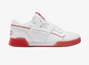 Reebok Workout Plus Popsicle White Red GY2442 Men's Size 7.5-13 New Trainer