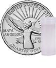 2022 P Maya Angelou American Women Quarter 40 Coin Roll From US Mint Bag BU!
