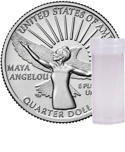 2022 P Maya Angelou American Women Quarter 40 Coin Roll From US Mint Bag BU!