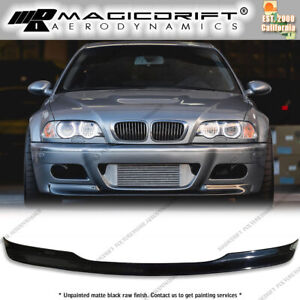For 01-06 BMW E46 M3 Only Front Bumper Lip Chin Spoiler CSL Style Polyurethane