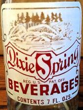 New ListingDIXIE SPRING BEVERAGES; ACL SODA POP BOTTLE; 7OZ; DICKSON CITY, PA.