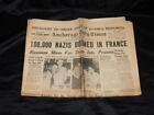 New ListingAug 14 1944 Anchorage Alaska Newspaper WW2 Nazis Doomed in France Prussia Paris