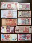 Mixed Foreign World Currency Paper Money Lot of 10 Different Banknotes