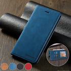 For iPhone 13/12/11 XR Xs 8/7 SE 6s Magnetic Leather Flip Wallet Card Case Cover