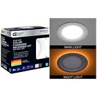 Commercial Electric 4 in. CCT Integrated LED Recessed Light Trim w/ Night Light