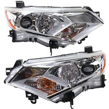 Headlight For 2011 Nissan Quest Pair Driver and Passenger Side CAPA