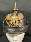 Authentic WWI Pickelhaube Spiked Helmet Imperial German Prussian Officer