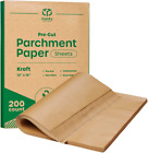 New ListingPre-Cut Parchment Paper Baking Sheets, Non-Stick 12 X 16 Inch - 200 Count New