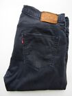 Levi's 511 men's jean trousers slim fit W34 L32 navy stretch cotton LEVE579