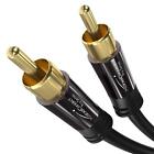 – 25ft Long – RCA/Phono subwoofer Lead Cable, 1 to 1 RCA/Phono, Audio/Digital...
