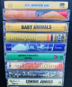 RARE 90s Alt Rock Cassette LOT Aztec Camera,Grant Lee Buffalo, Cowboy Junkies ++