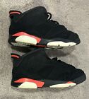 Nike Jordan 6 Retro BT Black Infrared Shoes 384667-060 Toddler Size 9C